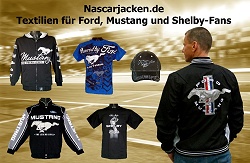 Ford Mustang Jacke, Ford Mustang T-Shirt, Ford Jacke, Shelby Jacke, Bekleidung, Nascar-Jacken, Mustang Caps, Ford Caps